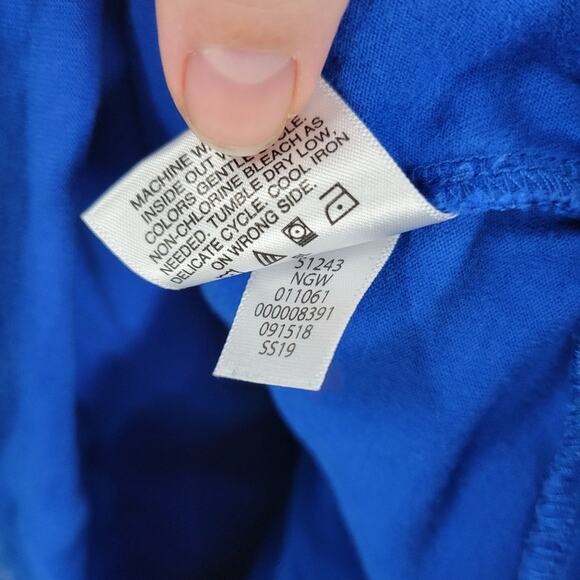 Hanna Andersson Blue Sleeveless Glitter Tiered Ruffle Dress 4 - Picture 8 of 8